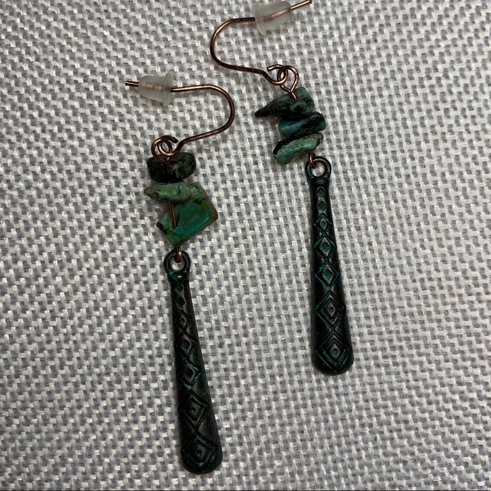Boho inspired drop earrings.